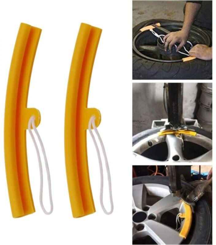 Thumbnail - Felgenschutz mit Löchern und Seilen, 2er-Pack, Felgenschutz mit Löchern und Seilen, Motorrad-Fahrrad-Felgenschutz-Werkze...
