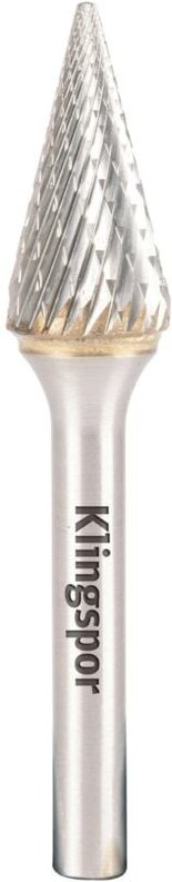 Klingspor HF 100 M Hartmetallfräser, 6 x 20 x 6 mm Kreuzverzahnung