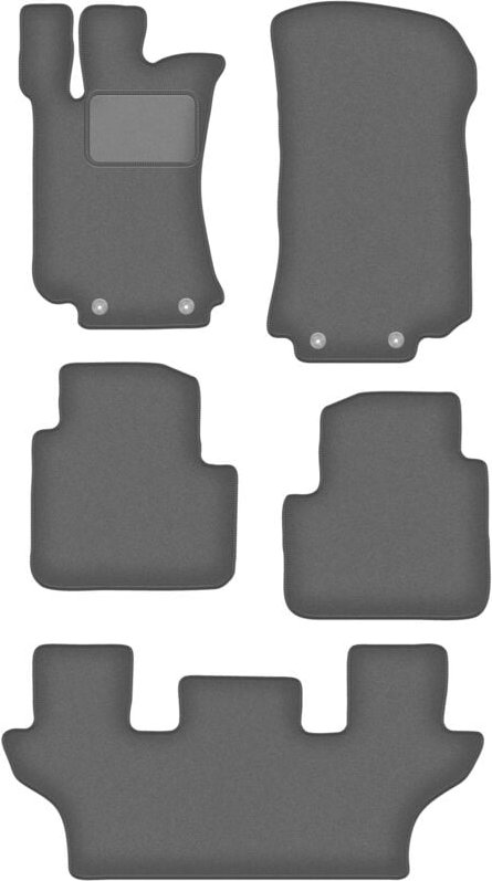 Graphit-Fußmatten für: Mercedes R251 / V251 7-Sitzer (2005-2013)