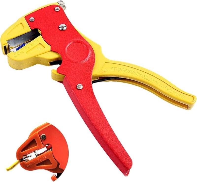 Thumbnail - Automatische Abisolierzangeneinstellung, elektrisches Kabelabisolierwerkzeug, Handwerkzeug für 0,2–4 mm² Kabel, automati...