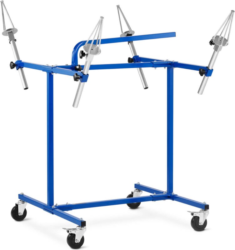 MSW - Lackierständer Felgen Lackierbock Autofelgenhalter Räder mit Bremsen 4-armig