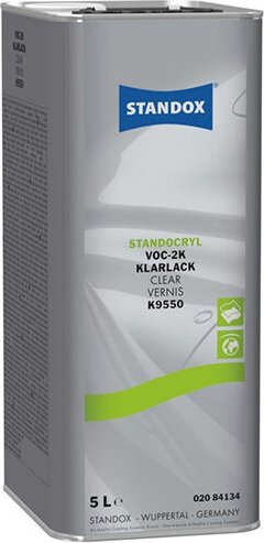 Standox VOC 2K TRANSPARENT K9550 5 lt