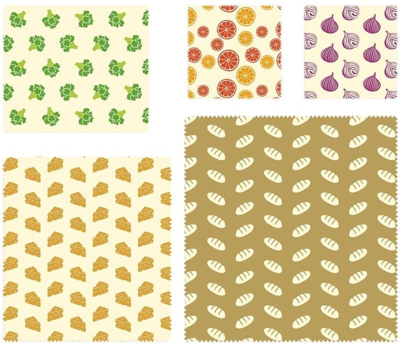 Universal Bienenwachstuch-Set 5-teilig