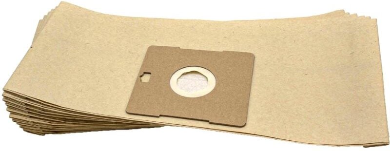 10x Staubsaugerbeutel kompatibel mit Imetec Powertec, Resiro, Turboclean, 08010, 08015, 70401 Staubsauger - Papier, 35cm...