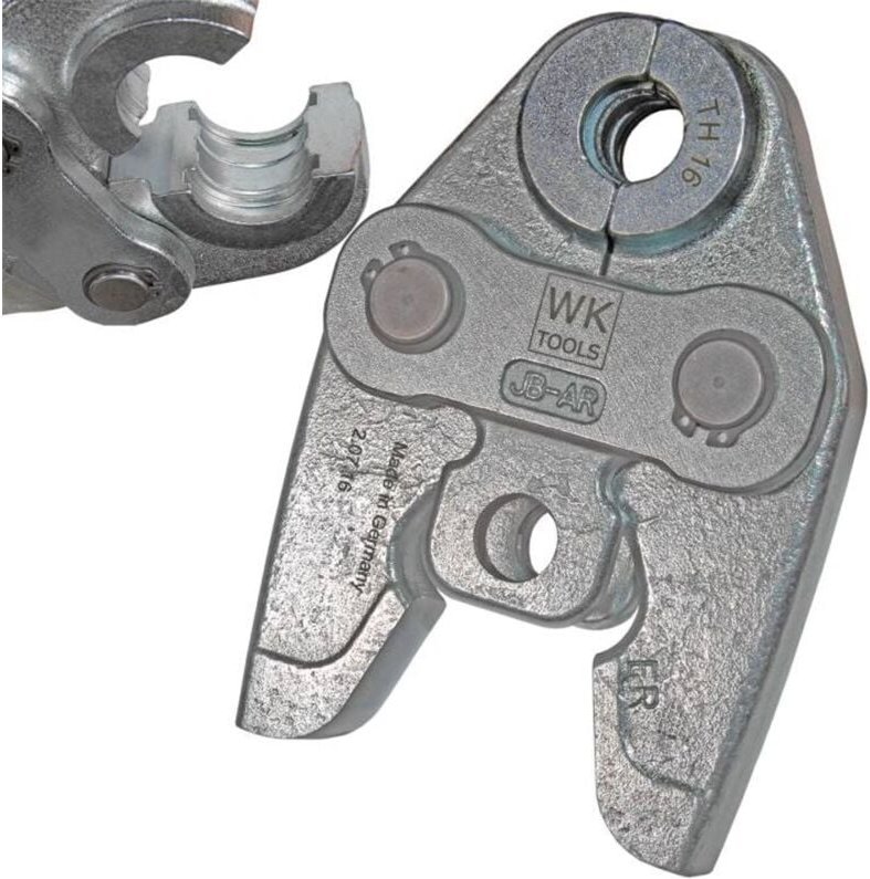 Pressbacken mit TH-Kontur für elektrische Pressen 16 x 2 mm