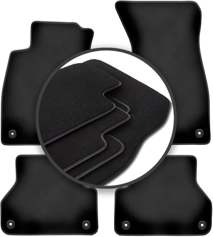 Premium Autoteppiche für: Audi A4 B9 Sportback, Limousine, Kombi, Avant, Allroad (2015-)