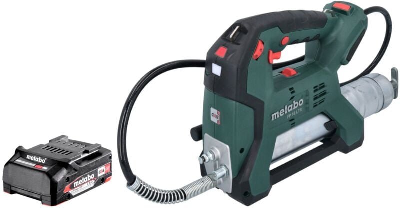 Metabo FP 18 LTX Akku Fettpresse 18 V 690 bar + 1x Akku 2,0 Ah - ohne Ladegerät