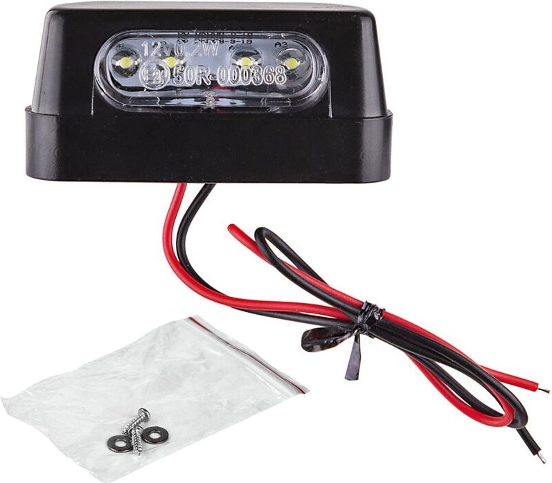 Dema - Anhänger Auto pkw led Kennzeichenbeleuchtung Nummernschildbeleuchtung DKB4 12 Volt