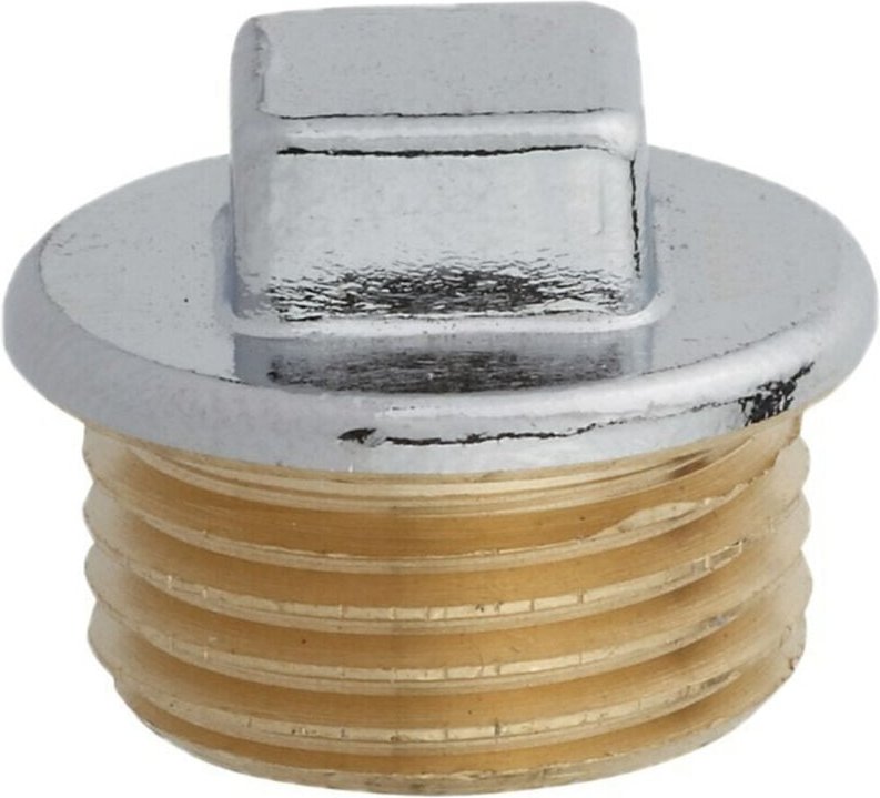 KIRCHHOFF MS Stopfen, Chrom, 1/2"AG