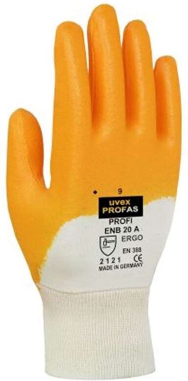 Uvex - 6014701 Schutzhandschuhe profi ergo ENB20A 60147 Größe 7
