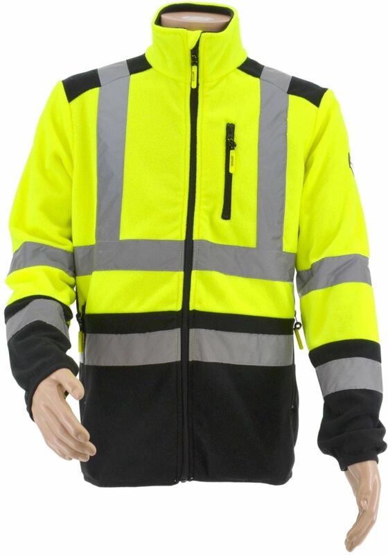 Awtools bluza polarowa t3/ odblaskowa żółta/ xxl