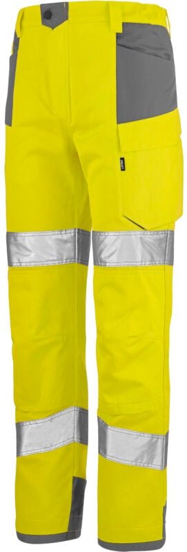 Pupil-Hose Pi Neon-Gelb / Mineral-Grau L - Fr(48-50)