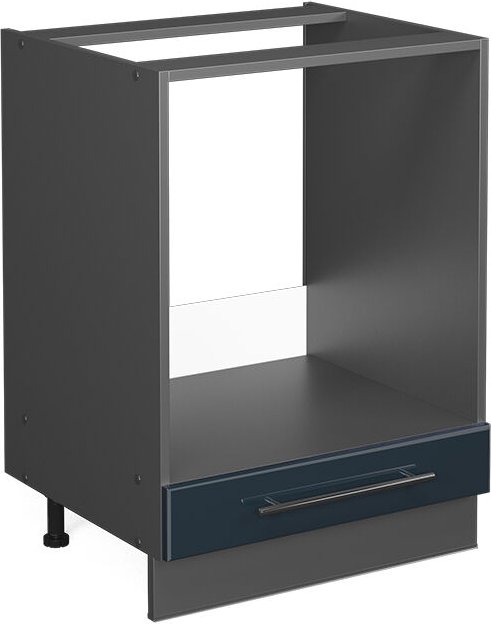 Küchenschränke Fame-Line, Dunkelblau Hochglanz, 60 cm ohne Arbeitsplatte, Vicco