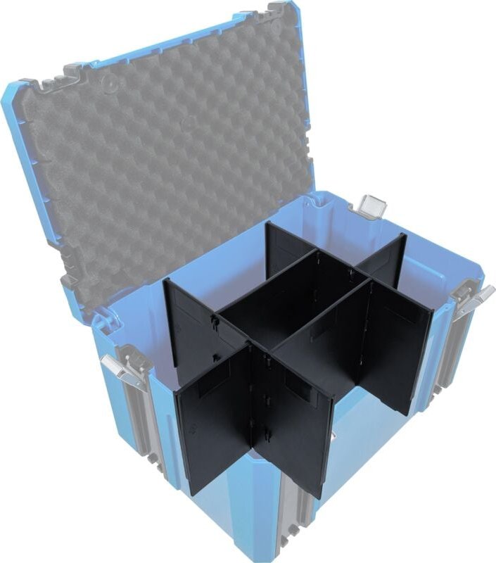 Fachteiler für Systemkoffer Größe L 6-tlg.