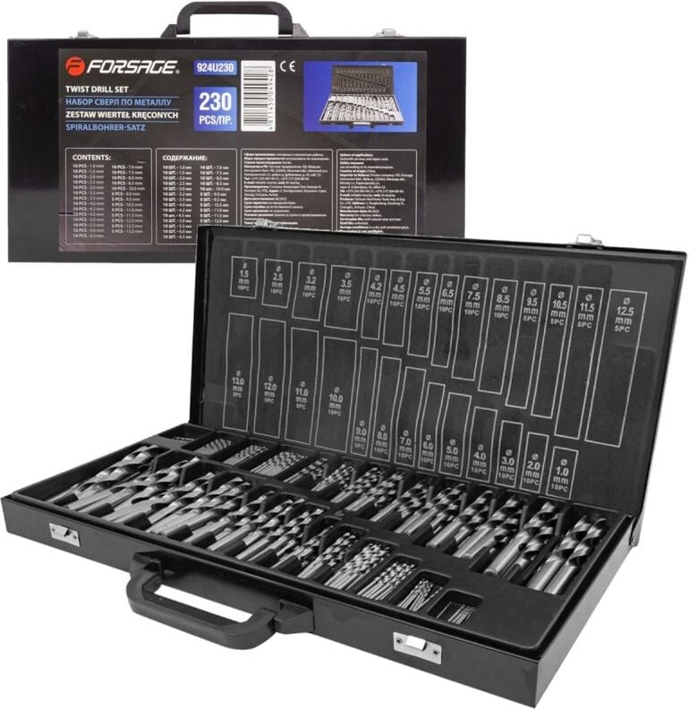 Metallbohrersatz 230-tlg. im Koffer