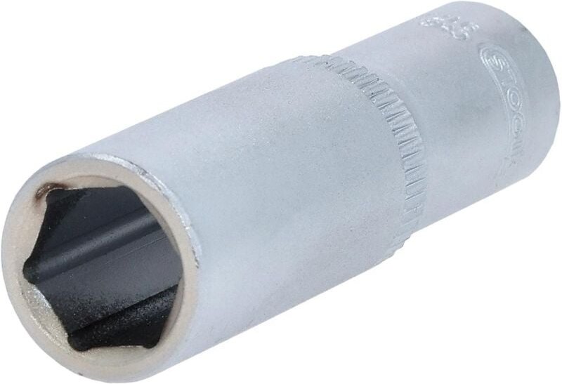 3/8" Sechskant-Stecknuss, lang, 1/2"