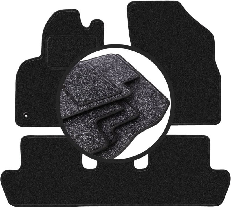 ANTHRA Autofußmatten für: Peugeot 5008 I Crossover (2009-2017)