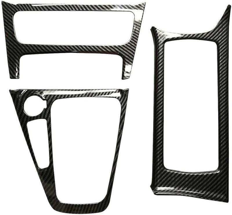 Woosien - Für Focus 2015 2016 2017 Mk3 St Carbon Fiber Color Abs Inner Gear Shift Panel Cover Lhd