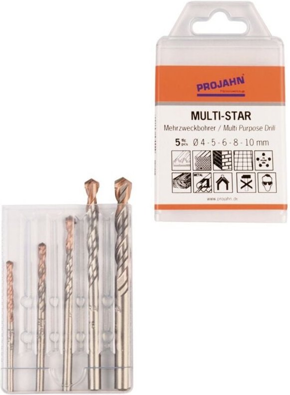 Thumbnail - Multistar Satz 5-tlg. 4, 5, 6, 8, 10 mm - Projahn