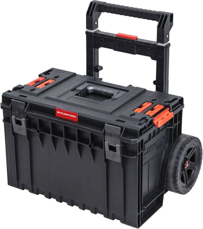 Rhino xxl Cart Plus eco - Mobiler Werkzeugkoffer 52 l IP66 mit Doppelteleskopgriff - Toolbrothers