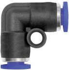 L-Steckverbindung »Blaue Serie« mini, für Schlauch-Außen-Ø 4 - Riegler