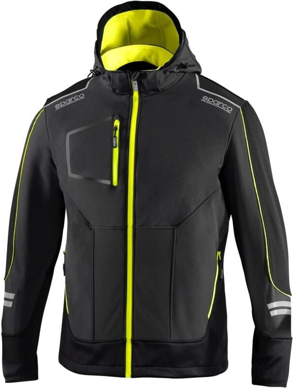 York Tech Soft-Shell Arbeitsjacke 02412 - m - Gelb - Sparco