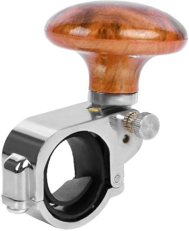 Thumbnail - Odipie - 1pc Lenkradknopf, Auto-Lenkverstärker-Griffkugel Holzlenkrad
