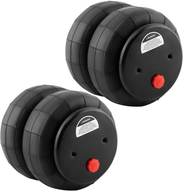 Maxpeedingrods - 2X 2600 lbs Luftfeder Federbalg Single Port 1/2' npt for Heavy Duty Aufhängung