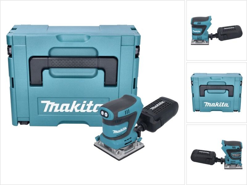 Makita DBO 484 ZJ Akku Schwingschleifer 18 V 112 x 102 mm + Makpac - ohne Akku, ohne Ladegerät