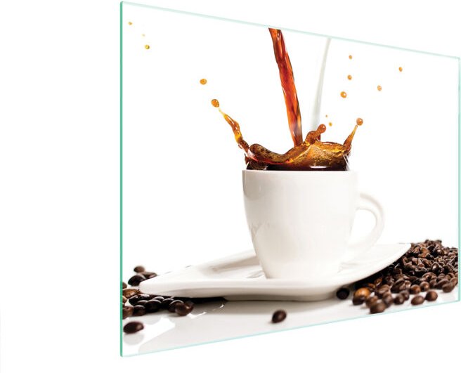 Glasschneidebrett 40x30 Kaffee