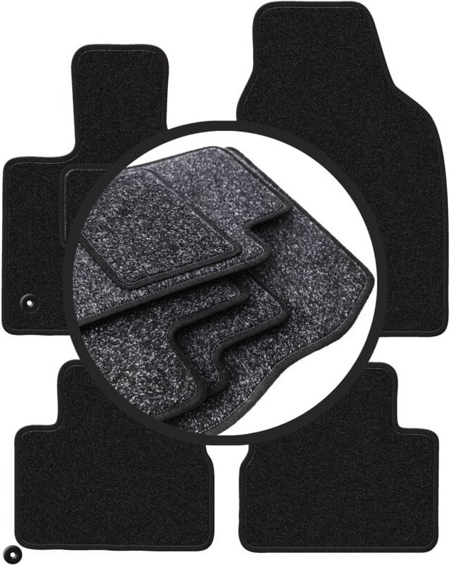 ANTHRA Autofußmatten für: Fiat E-500X / 500x Elektro-Crossover (2019-)