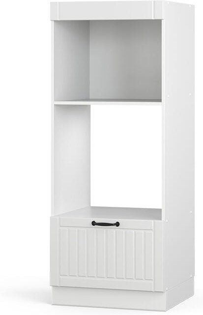 Vicco - Mikrowellenschrank Fame-Line, Weiß Landhaus, 60 cm offen