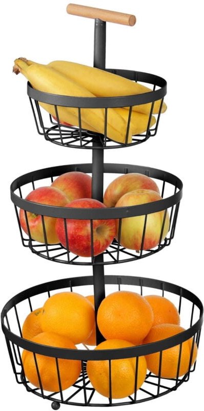 Thumbnail - 3-stöckiger Obsttellerkorb BRUNBESTE BB-3437