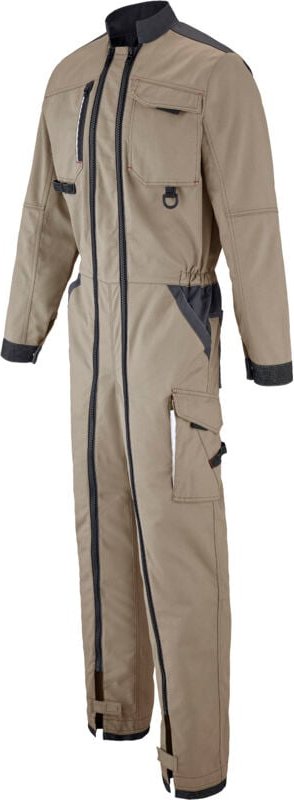 Kombination 2-Zip Draht Beige / Anthrazit Grau M - Fr(44-46)