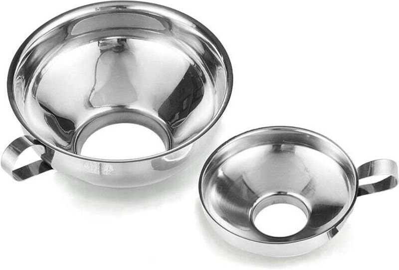 2 pezzi Imbuto per marmellata e conserve con collo di riempimento lungo, diametro del collo di riempimento (interno ca. ...