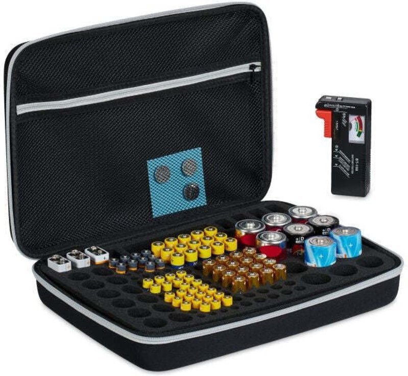 Batteriegehause mit tester