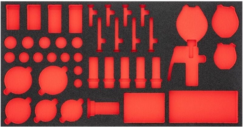 VIGOR Einlage, Leer, Erweiterung, L x B x H: 750 mm x 393 mm x 35 mm