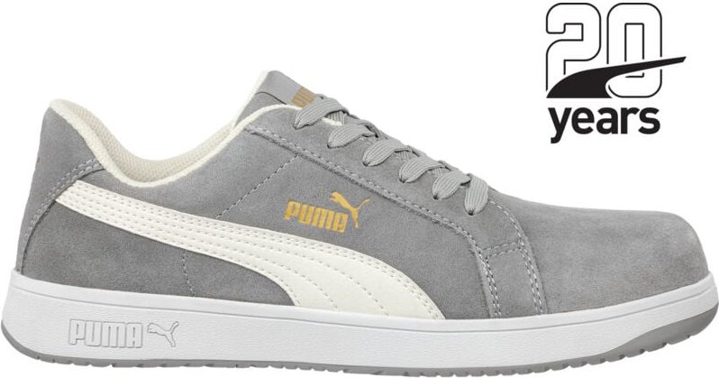 Puma - Halbschuh Iconic Suede S1P Grau T.48 640030800000048