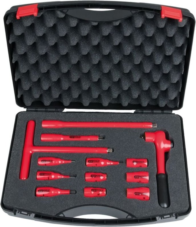 Ks Tools 3/8 Steckschlüssel-Satz mit isolierten Werkzeugen, 13-tlg