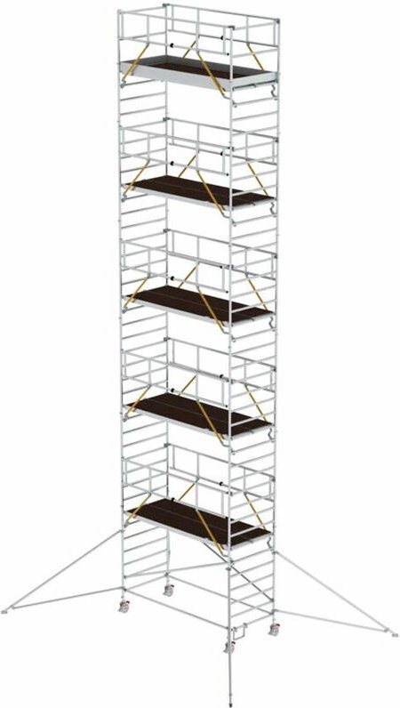 MUNK Rollgerüst SG mit Doppelplattform 1,35x3,00m und Ausleger 13,47m AH