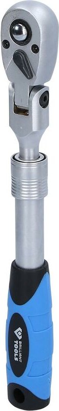 Brilliant Tools - 3/8' Teleskop-Umschaltknarre mit flexibelem Kopf (250 - 350 mm)