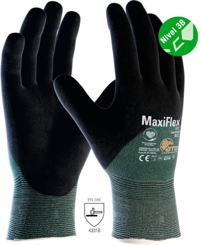 ATG - MaxiFlex 34-8753 Arbeitshandschuhe - 10 (xl) - Grüne