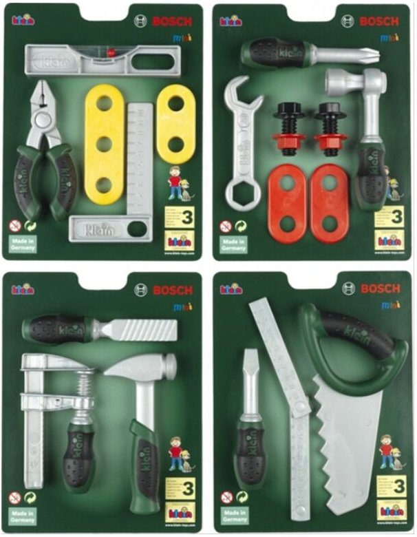 Theo Klein Theo Klein Bosch Werkzeugkarte, sortiert 8007