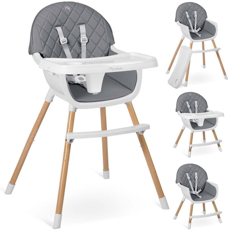 Nukido Lilo Hochstuhl grau