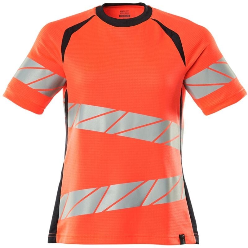 Mascot Damen-T-shirt 19092-771 L hi-vis rot/schwarzblau