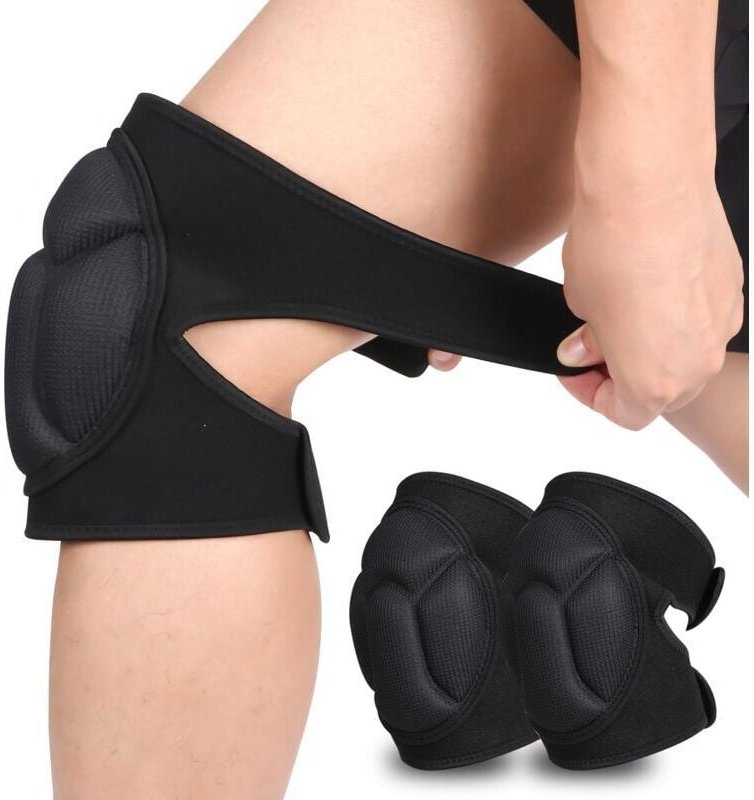 Schützende Knieschoner, Arbeitsknieschoner, Schwammknieschoner für Gartenarbeit, Fliesenleger, Baureinigung (1 Paar)