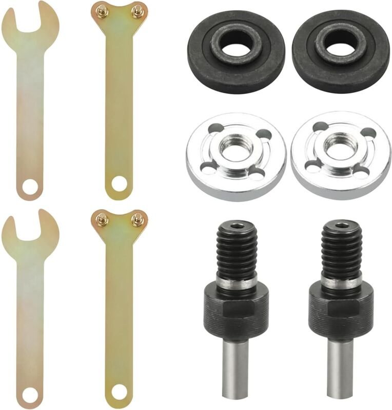 10-teiliger Winkelschleifer-Aufsatz, Winkelschleifer-Pleuelstange, Handbohrer-Konverter, Metallkupplung, zum elektrische...