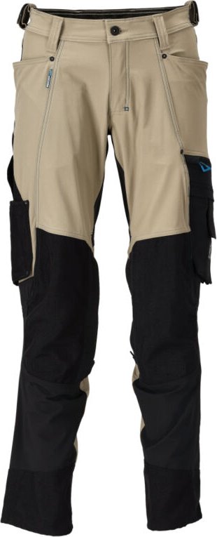 Arbeitshose mit Kniepolstertaschen Mascot Advanced - 23179-311-Sand-90-52