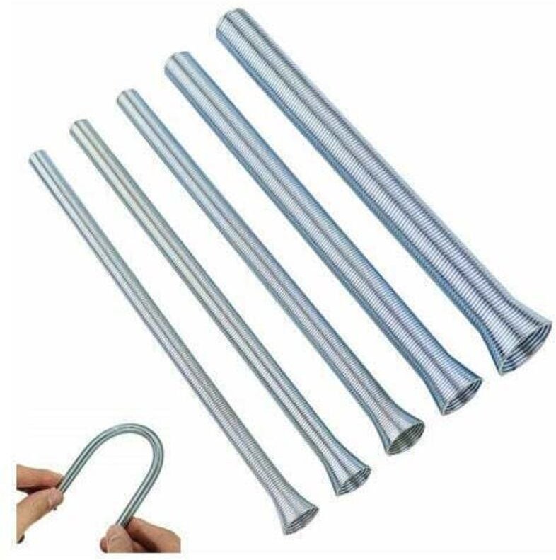 Teilesatz Federrohrbieger 1/4 5/16 3/8 1/2 5/8 Spannstahlrohr für Handwerkzeuge zum Biegen von Kupfer-Aluminiumrohren