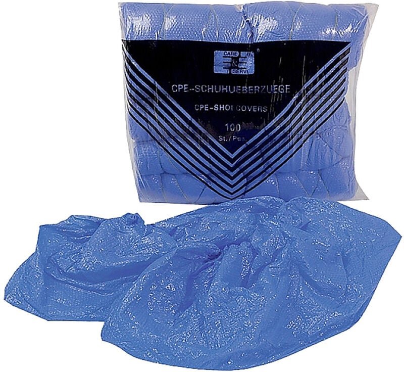 Asatex 1005083 Einmal Schuhüberzug blau à 100 Stück Blau